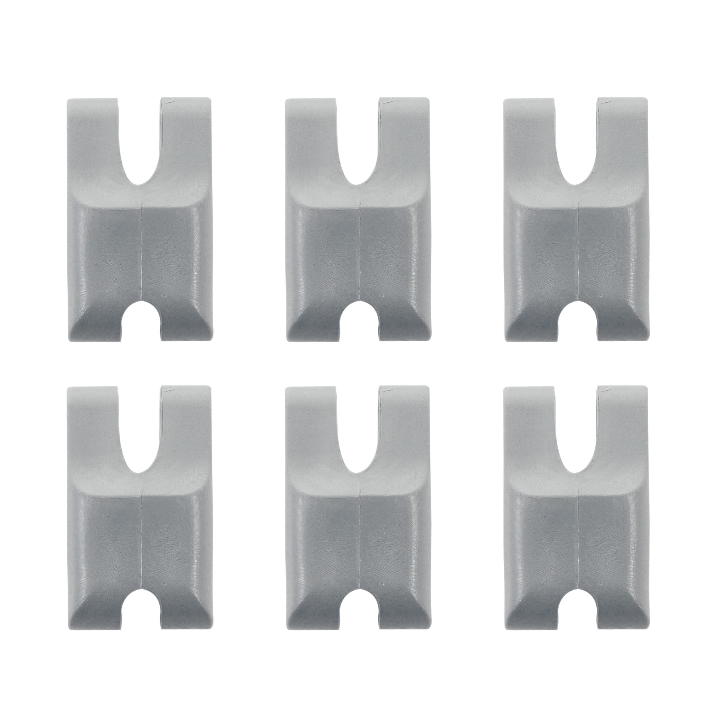 Additional Rust-Proof Polymer Clips for Super Erecta Solid Shelving