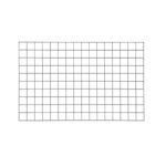 The Metro WG3048K4 SmartWall Wire Grid in Metroseal Gray Epoxy, sized at 30 x 48, features evenly spaced horizontal and vertical lines forming small squares. The grid appears slightly distorted with the lines bending downward at the center.