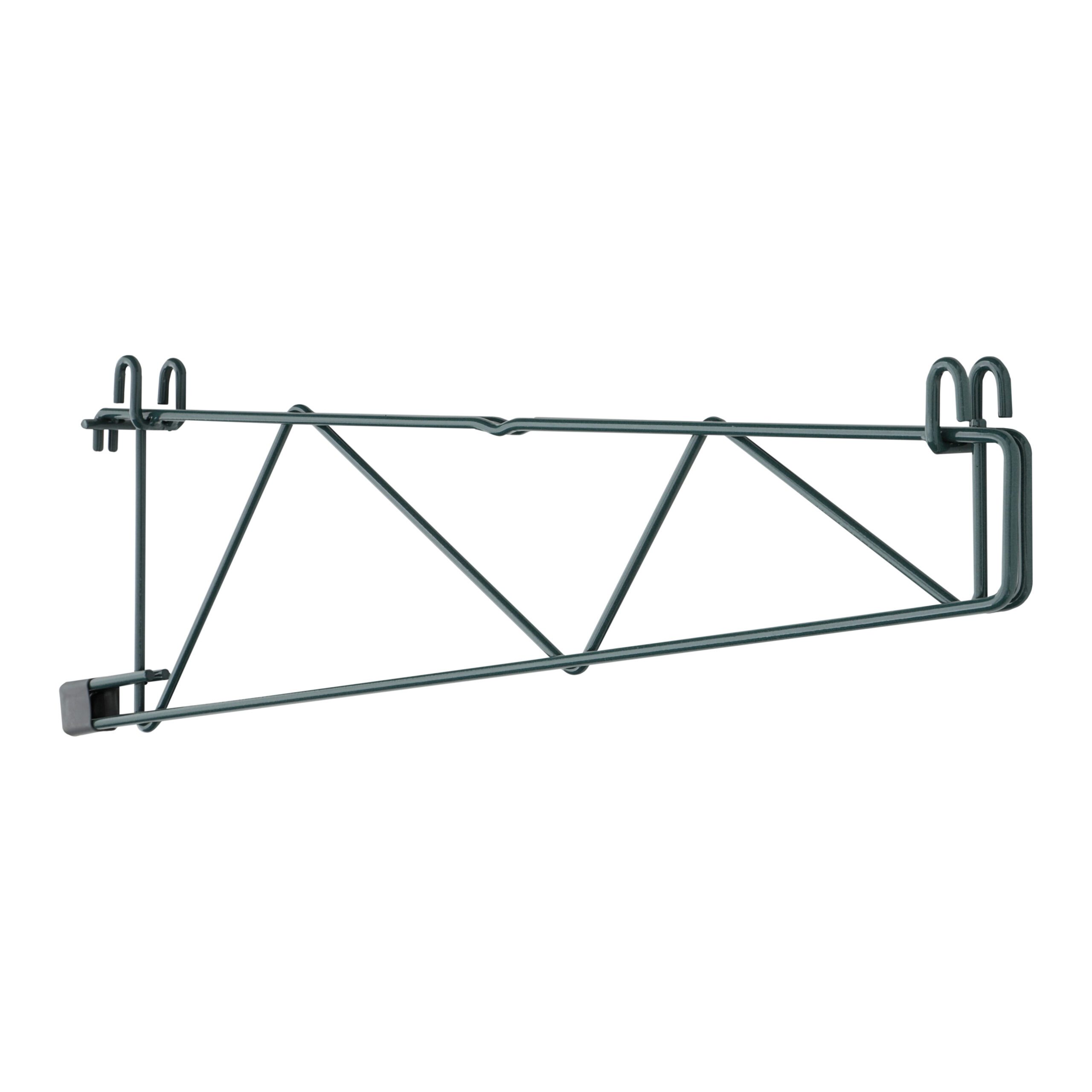 SmartWall Double Shelf Support for 24" Deep Shelves, Metroseal Green Epoxy