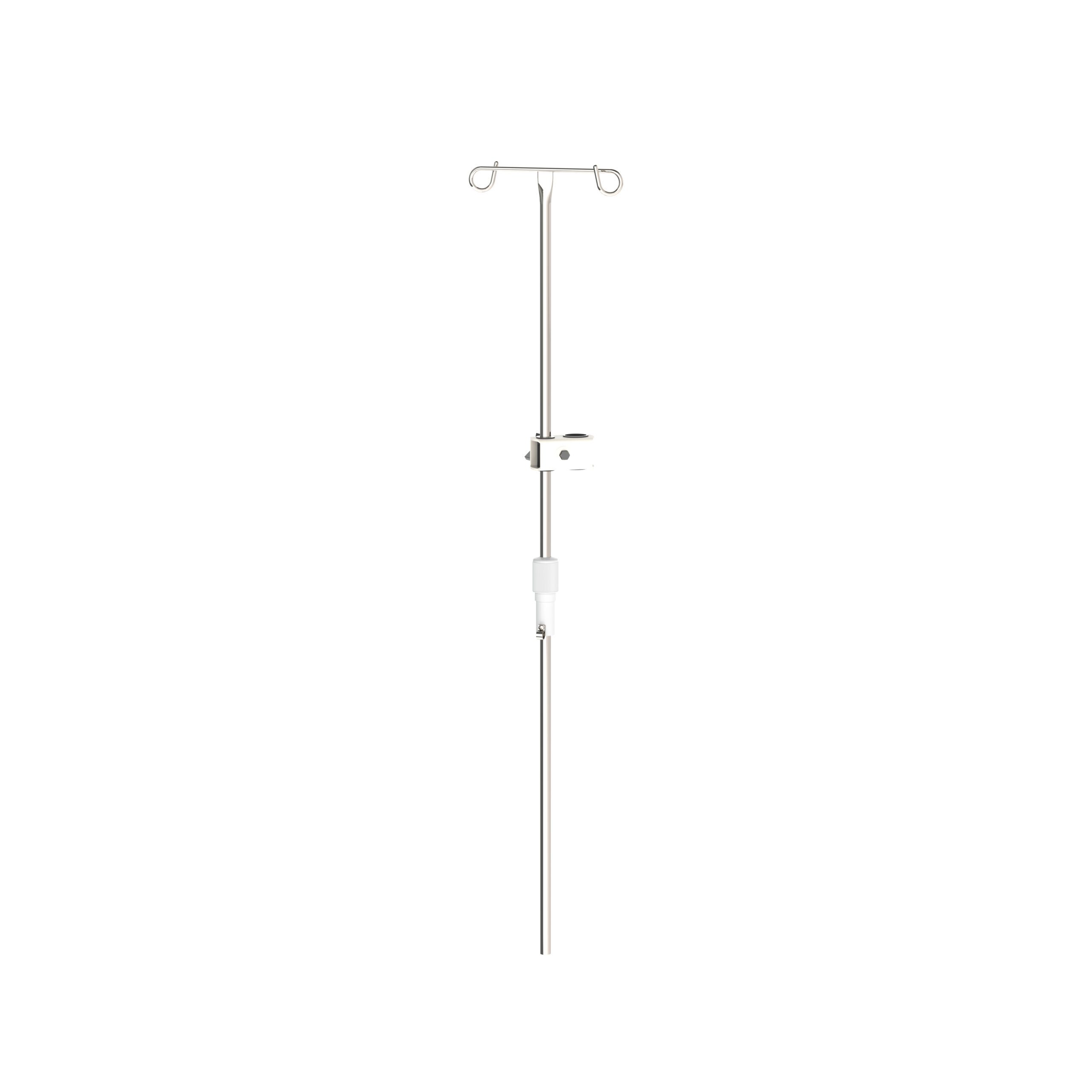Flexline 2-Hook IV Pole with Universal Clamp for Overbridge
