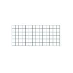 The design uses a Metro WG1842K3 SmartWall Wire Grid in elegant metroseal green epoxy, featuring a simple 10x10 pattern of uniform squares on a white background, precisely sized at 18 x 42.