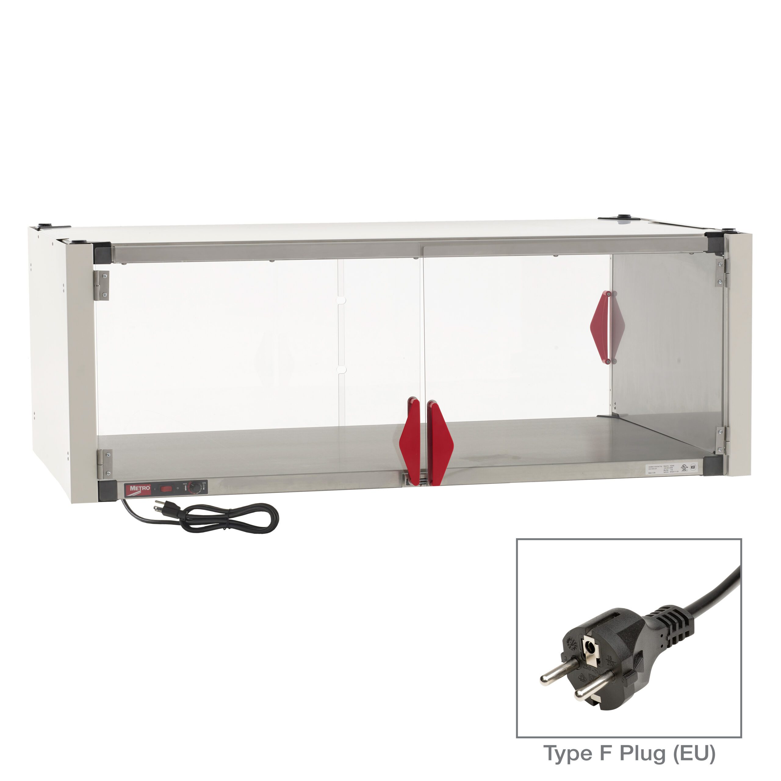 Super Erecta Hot Enclosure Kit with Heated Shelf, 220-240V, 504- Type F Plug
