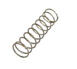 A close-up image features the helical structure of a Justrite Spring, F/Plunger Can, gracefully positioned diagonally against a plain white background.