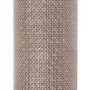 The cylindrical metal mesh strainer, similar to the Justrite Flame Arrester F/Poly Sfty Can, features a solid rim and tightly woven design like a sieve or filter against a plain white background.