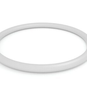 A simple, smooth white Justrite Oring made of 53mm Pcsilicone lies flat on a plain white background. Part of a 5-pack, it features a thin, even width for a sleek design.