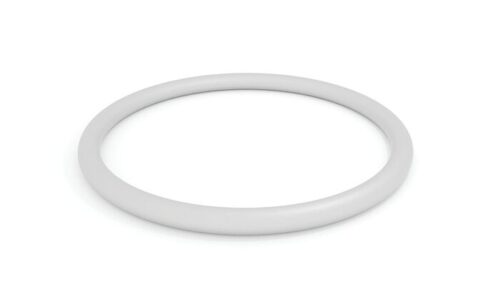 A simple, smooth white Justrite Oring made of 53mm Pcsilicone lies flat on a plain white background. Part of a 5-pack, it features a thin, even width for a sleek design.