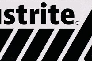 The image shows the Justrite logo with a flame and a warning triangle with a fire icon, set against the Hazalert Flamm Band in black and white stripes. Patent and regulation details are also included.