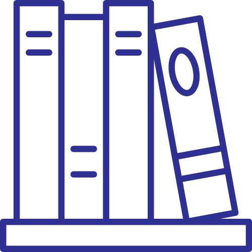 An icon image of books for High Density Shelving
