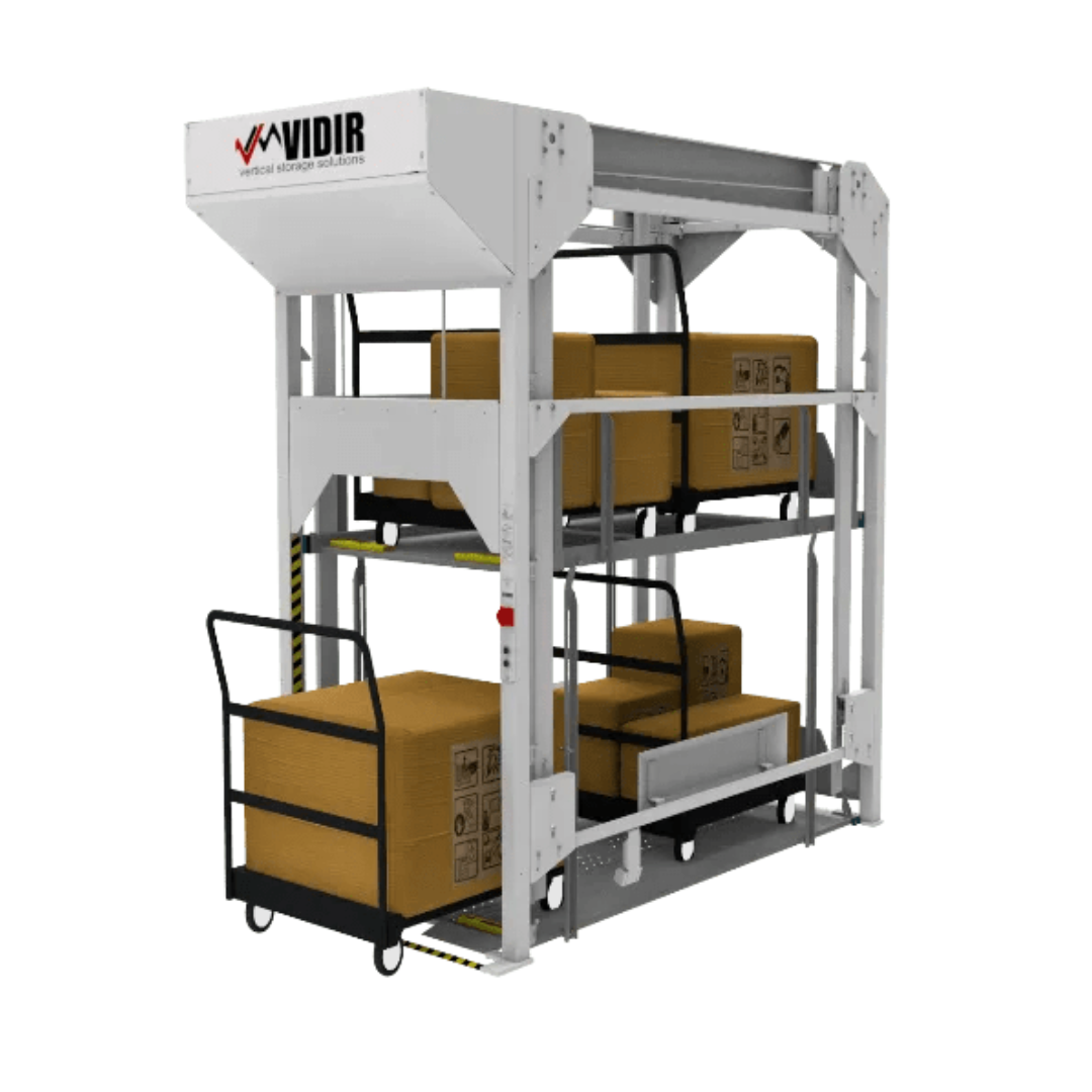 Vertical Storage Carousel for Carts