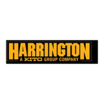 a logo of Harrington cranes