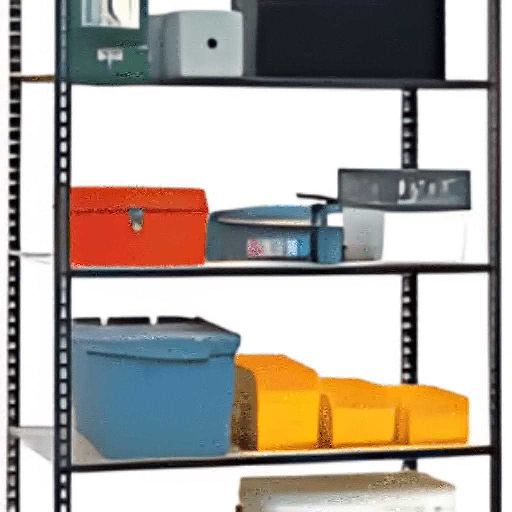 an image for Hirsh Industries Iron Horse Rivet Shelving Products For Sale