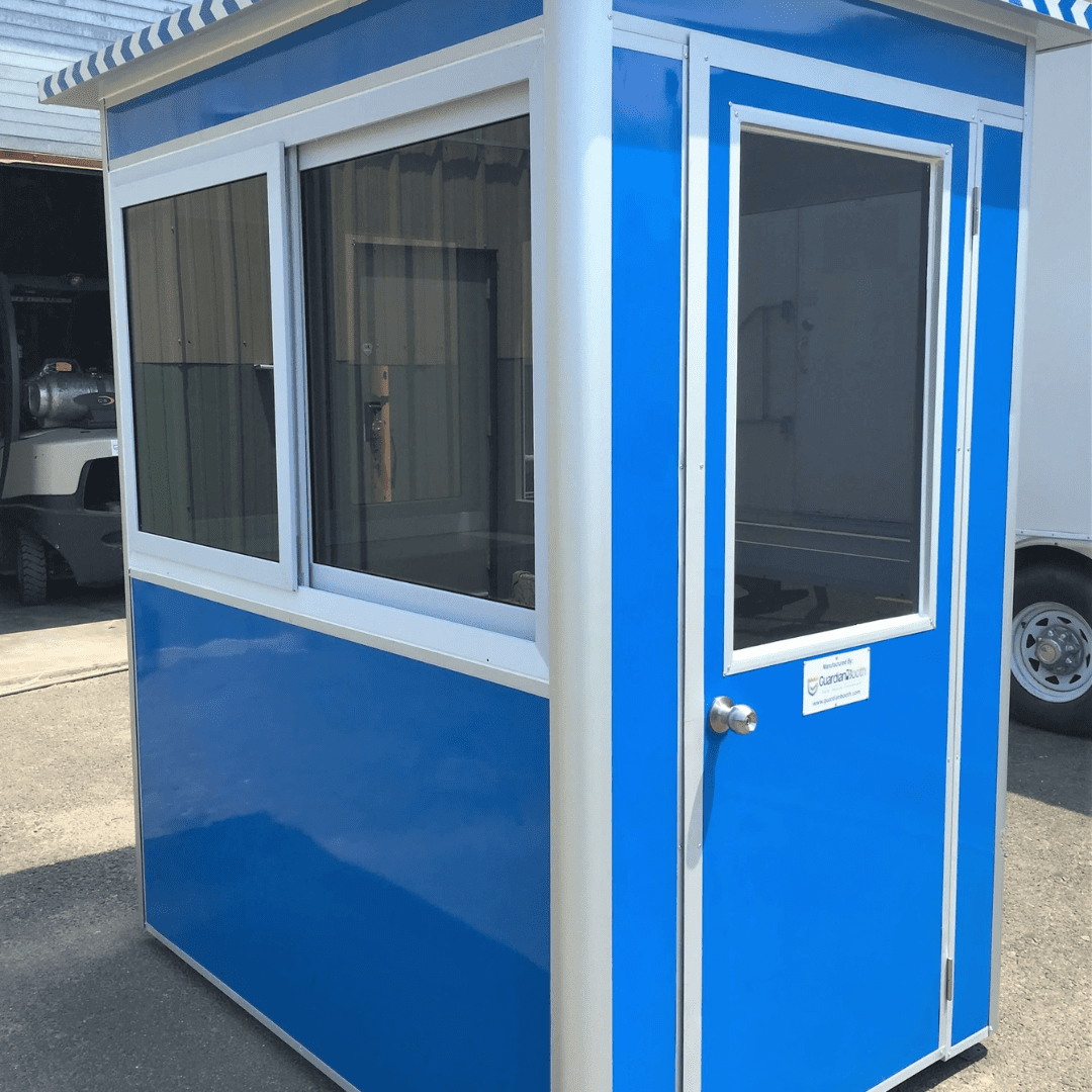Ballistic rated guard booth protection