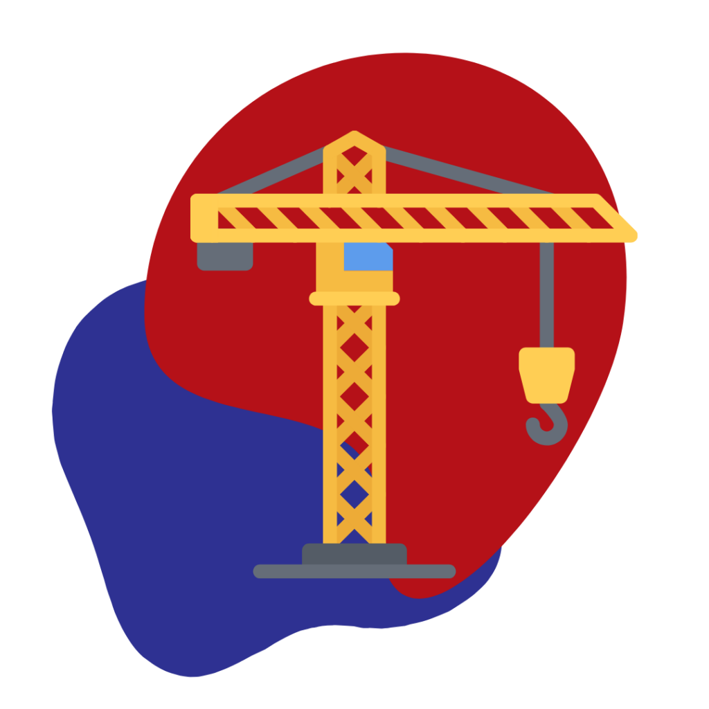 a logo for cranes