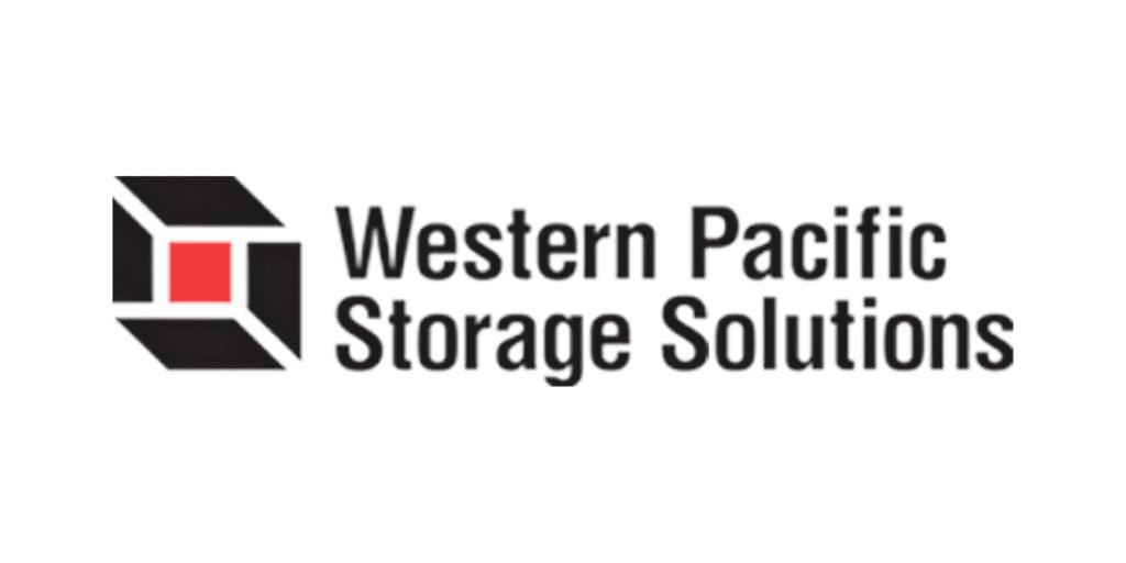 a logo for Western Pacific Boltless Shelving