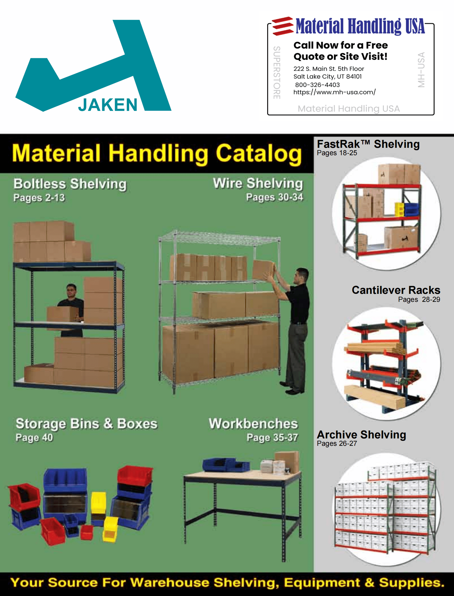 Nation Wide Tennsco Industrial Shelving
