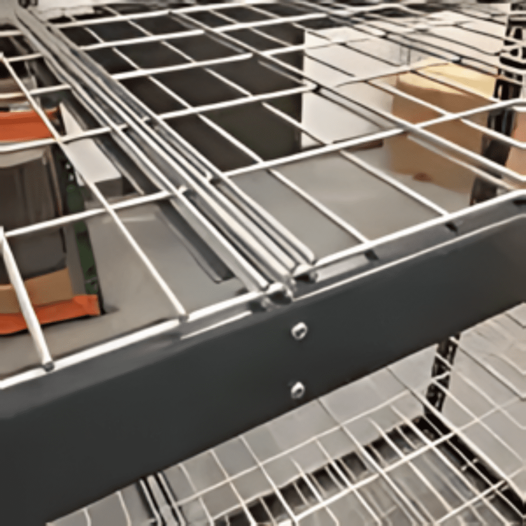 Rivet Wired Shelving for Airflow