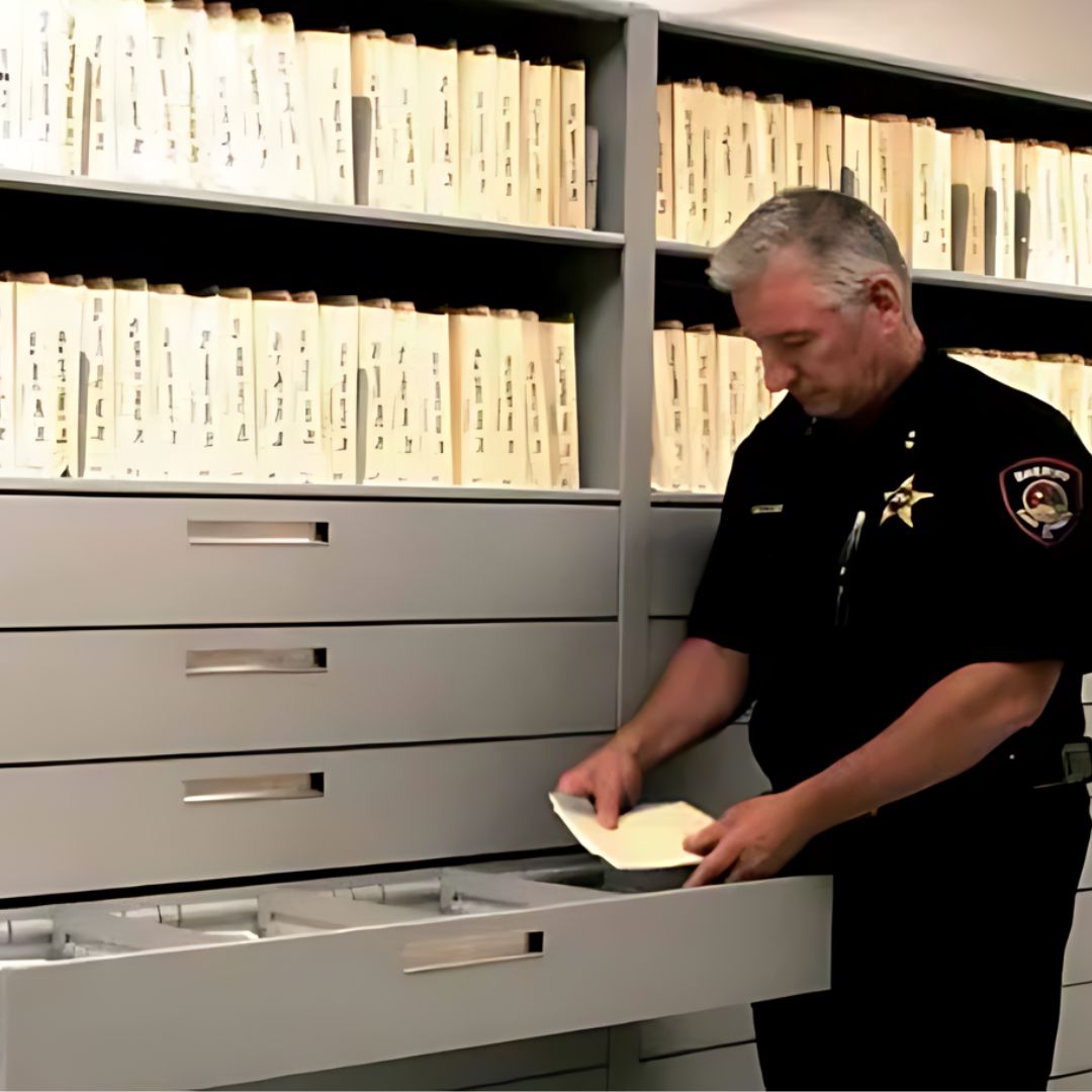 Evidence storage for police departments