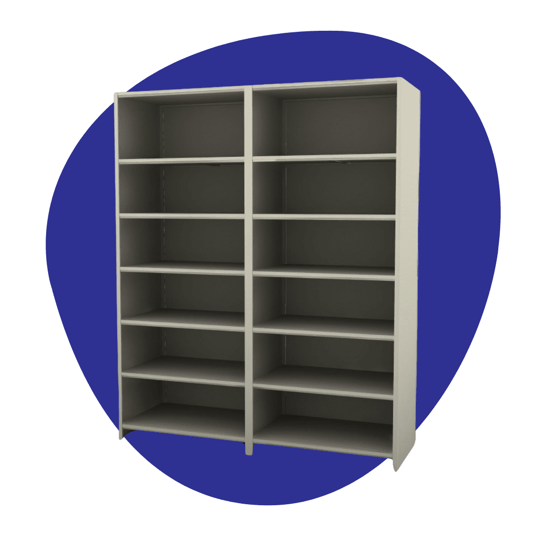 Aurora Storage Products adjustable steel shelving unit