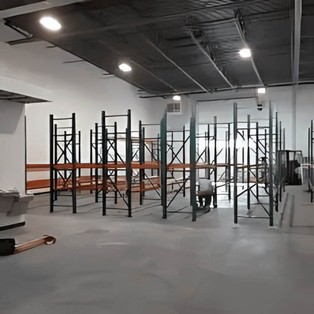 Pallet Rack for Pool and Hot Tub Warehouses