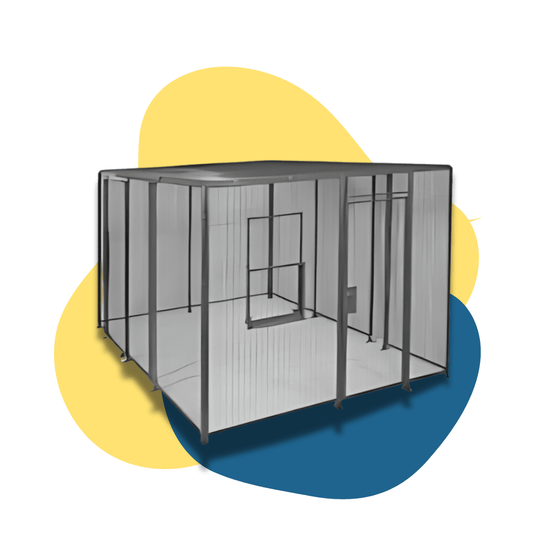 Chain Link Storage Cage | Material Handling USA