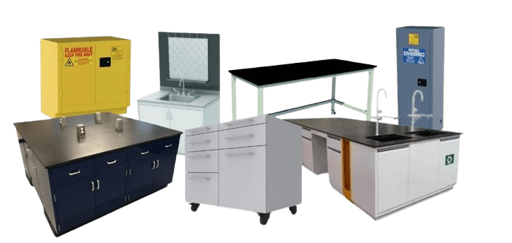 Laboratory furniture for Hospital stock room design