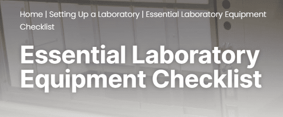 Laboratory installation and commissioning