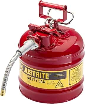 justrite type II safety can