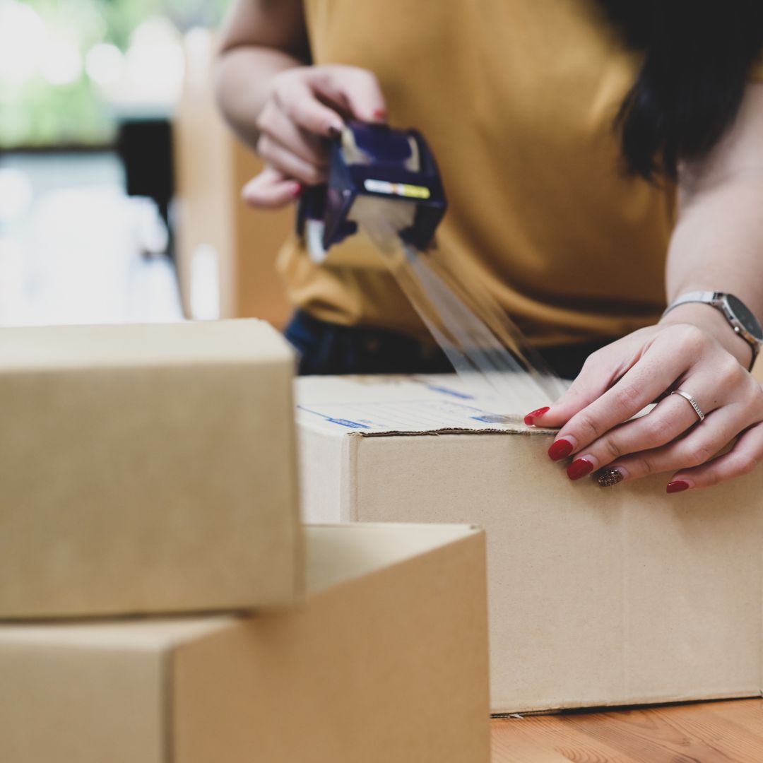 Shipping and packaging supplies stocked at Material Handling USA in Salt Lake City