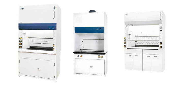 Various images of ESCO Laboratory Fume Hoods