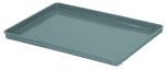 The Quantum Tray, a gray NSF-certified product made in the USA, measures 20W x 26L x 1-1/2H with raised edges on all sides and is viewed from above at a slight angle.