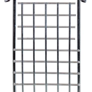 The Quantum Divider, measuring 3W x 4-1/2H, features a chrome-plated finish and is designed for use with hanging baskets. It offers versatile organization and storage solutions with its sleek design.