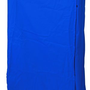 The Quantum Wire Cart Cover, 18D x 36W x 63H, is made of 400 denier blue nylon with a Velcro flap. Designed for a wire cart on four wheels, it fits smoothly to conceal contents. (Non-returnable).