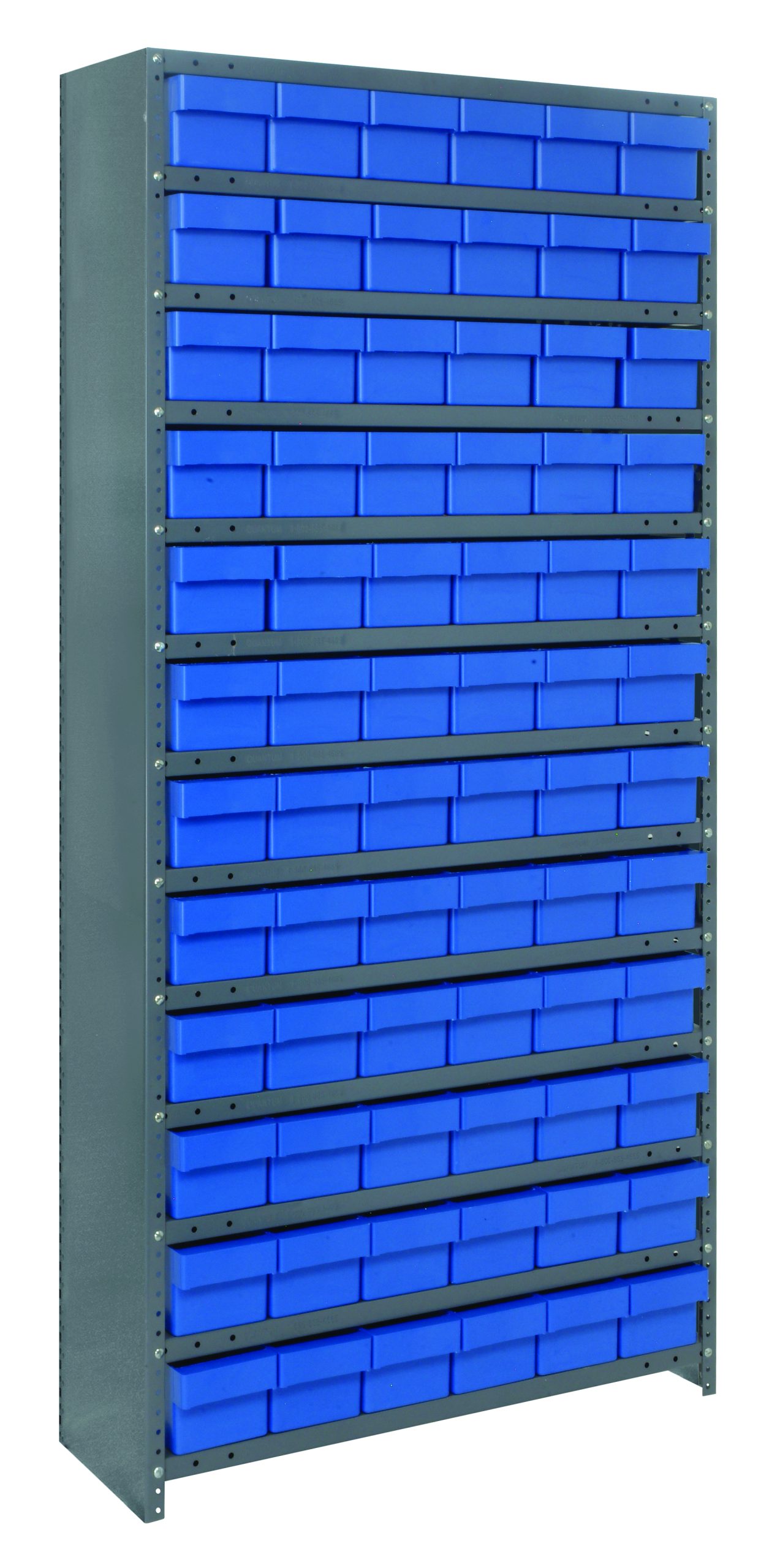 Quantum Shelving Unit, Closed, Heavy Duty. Steel