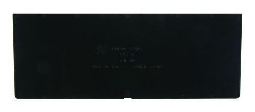 The rectangular black Quantum Divider lid, for use with QED801, prominently displays MADE IN USA and product details. The pack of 4 lids is set against a crisp white background.