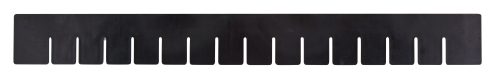 The Quantum Long Divider is a black conductive strip with comb-like vertical slits, designed for use with DG93030CO and available in a convenient pack of 6. Made in USA.