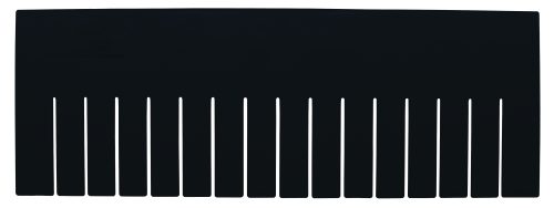 A black hair comb with wide teeth, perfect for use with the Quantum Long Divider Conductive DG93080CO, is displayed against a white background.
