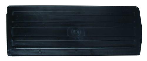 DMS532.jpg Black, rectangular Quantum Bin Divider, for use with QMS532. Features horizontal grooves and a slightly raised edge. Smooth matte finish with subtle imperfections, crafted in the USA. Pack of 6.