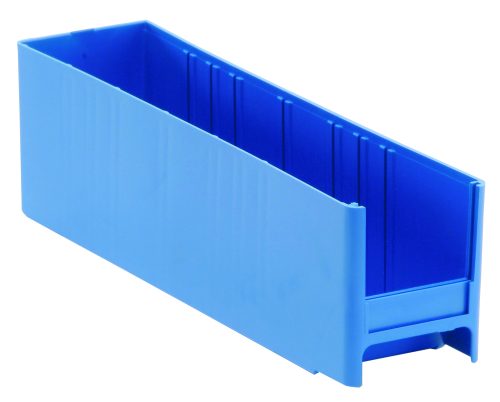 IDR202_BL.jpg The Quantum Interlocking Cabinet Drawer, blue and made of high-impact polystyrene in the USA, measures 11 x 2-3/4 x 3-5/16. It has ribbed sides and a small lip for organization or storage, designed to interlock seamlessly with an open top.