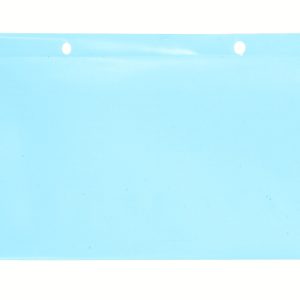 A clear Quantum Label Holder, made of conductive material and measuring 8W x 2H, is compatible with DG91025, DG91035, DG92035, and DG93030. It is photographed empty on a plain white background.