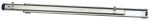 The Quantum Partition Store Slide Extension Pair is a metal drawer slide with a ball-bearing mechanism for side installation, ensuring smooth operation. It features long, narrow metallic rails and small mounting brackets.