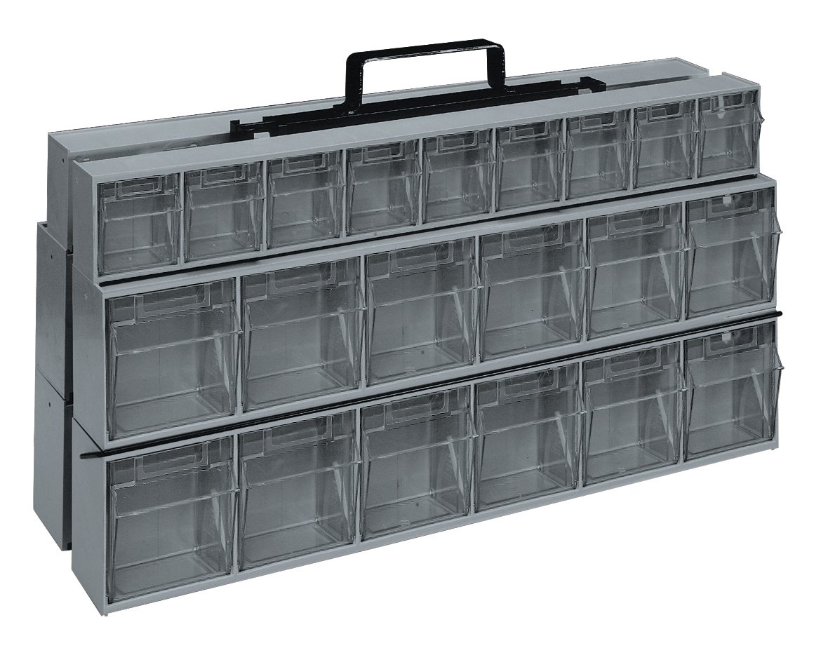 Quantum Tip Out Bin Portable Frame, Black Steel Gray Bins
