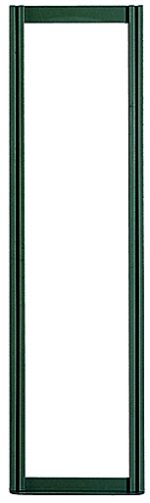 The Quantum Tip Out Bin Frame, standing 48 tall, features a sleek black powder-coated steel finish and is set against a white background. Note: Each bin requires one QDS300 mounting hardware; bins and hardware are sold separately.