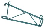 The Quantum Store Grid Shelf Support Bracket, designed for 14W shelves, features a green epoxy antimicrobial finish. NSF-certified with hooks for wall mounting, its perfect for organizing items and ensuring both style and hygiene in your space.