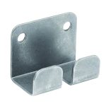 The Quantum Store Grid Wall Mounting Kit, set of six, features two perpendicular flanges and two circular mounting holes on its flat base. Made from 304 stainless steel and NSF-certified, its ideal for secure attachment in woodworking or reinforcing joints.