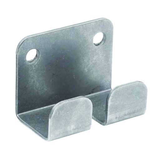 The Quantum Store Grid Wall Mounting Kit, set of six, features two perpendicular flanges and two circular mounting holes on its flat base. Made from 304 stainless steel and NSF-certified, its ideal for secure attachment in woodworking or reinforcing joints.