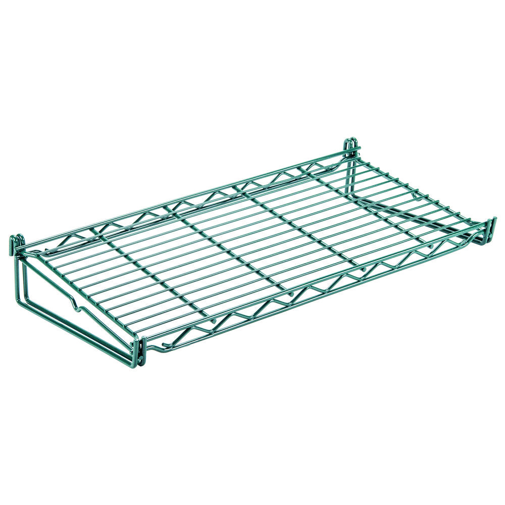 Quantum Store Grid Shelf, Flat Green