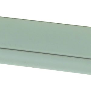 The Quantum Store Grid Single Bin Holder, with a 3 width and crafted from stainless steel, features two screw holes on each side to fill unused computer expansion slots for a sleek, simple appearance.