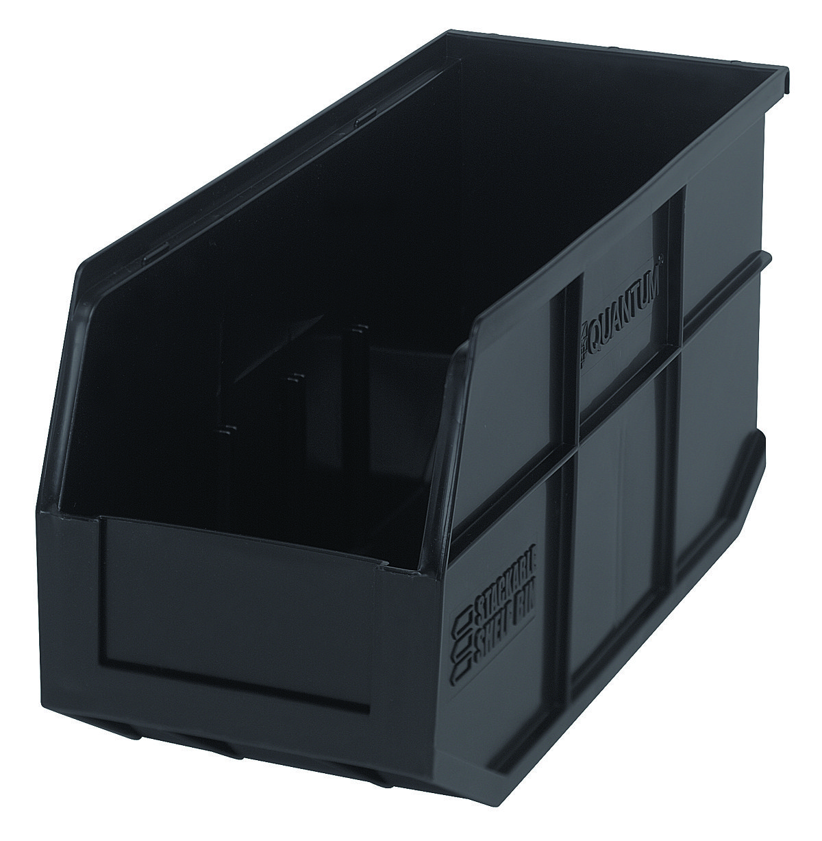 Quantum Shelf Bin, Autoclavable Up To 250°F Black