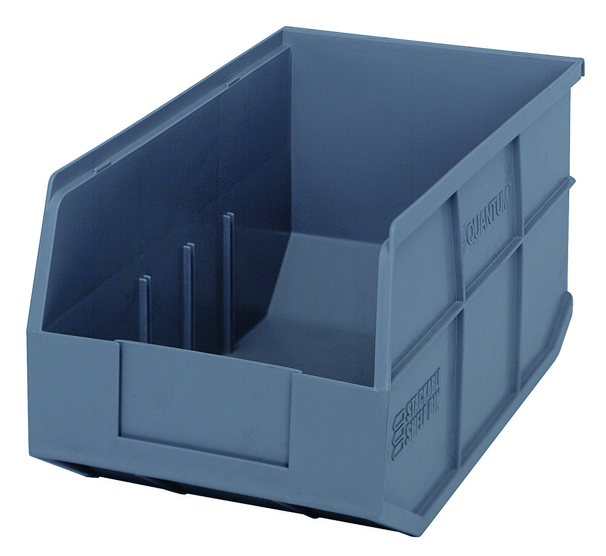 Quantum Shelf Bin, Autoclavable Up To 250°F Gray