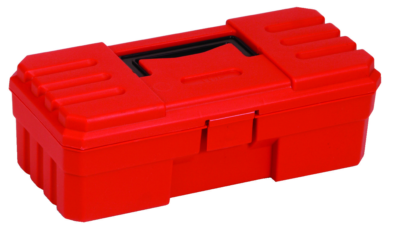 Quantum Tool Box, Flush Surface For Convenient Stacking, Manufactured From Heavy-Duty Red